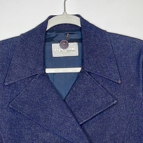 Equestrian Designs Santa Barbara CA Denim Blazer/Jacket - Picture 3 of 6